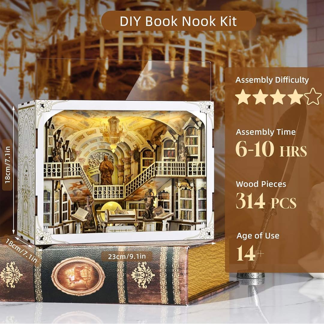 Library of Gods Max - DIY Book Nook Kit