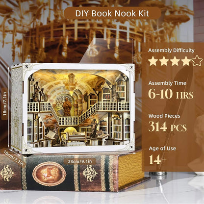 Library of Gods Max - DIY Book Nook Kit