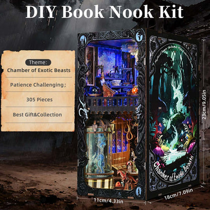 Chamber of Exotic Beasts - DIY Book Nook Kit
