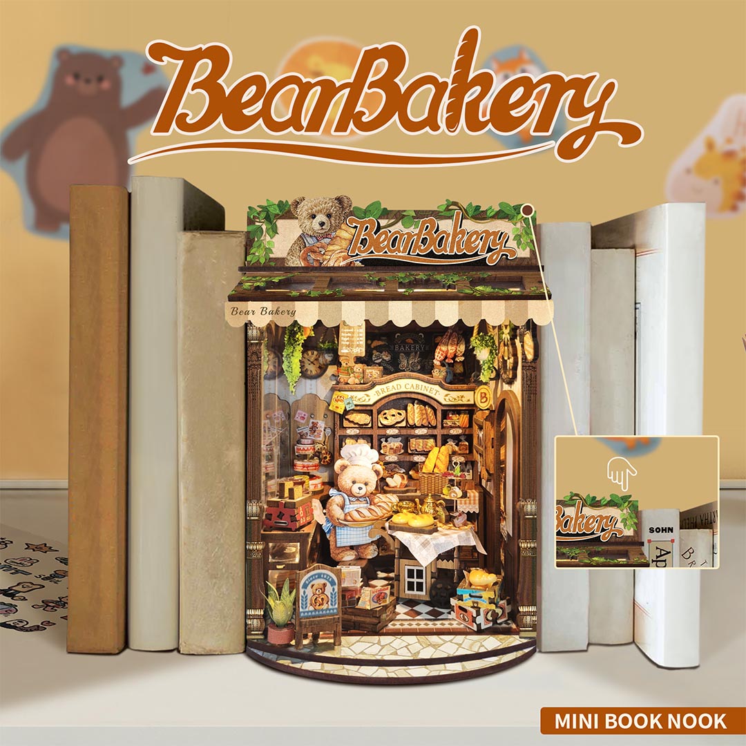 Bear Bakery DIY Book Nook Kit