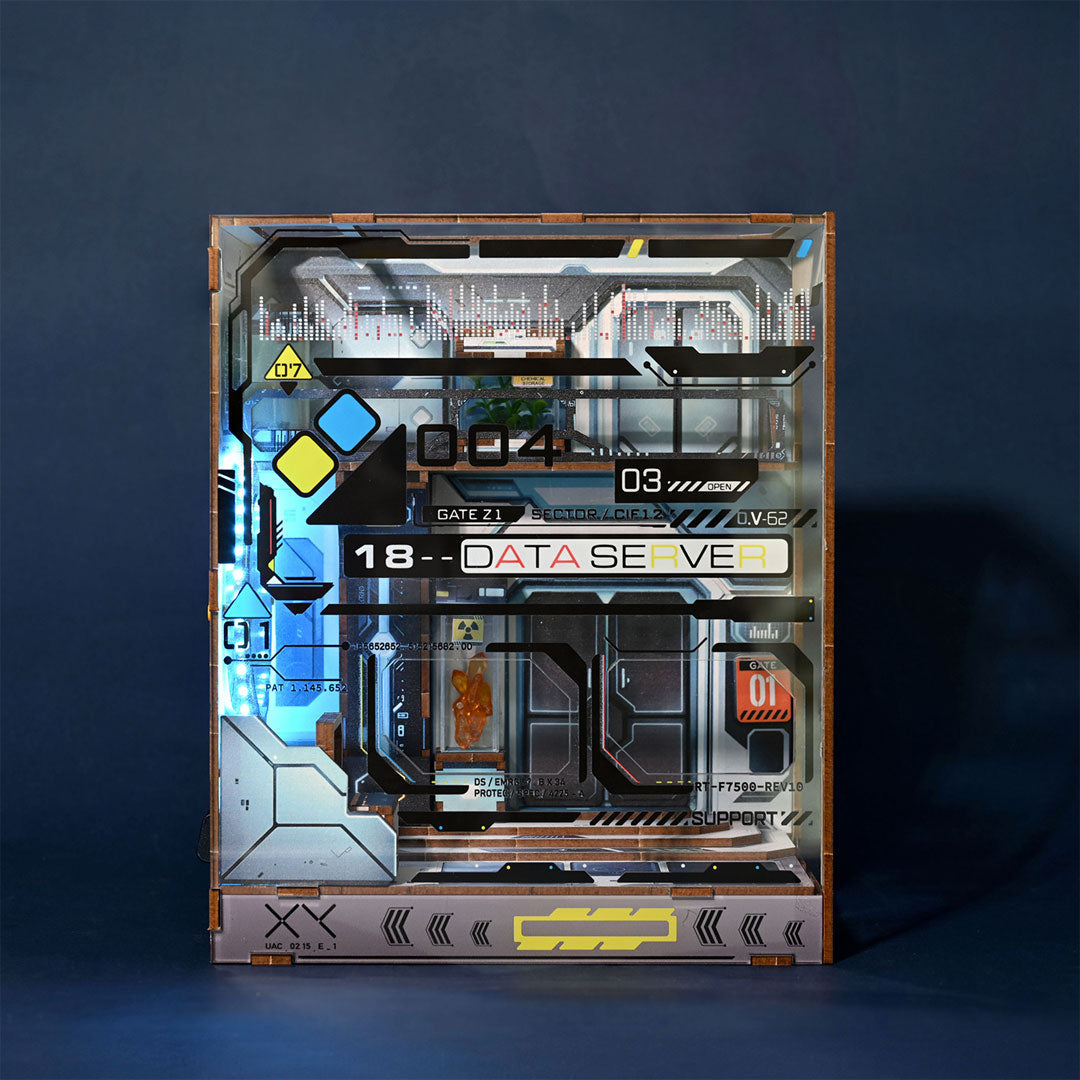 Sci-Fi Alien Hub - DIY 3D Book Nook Kit