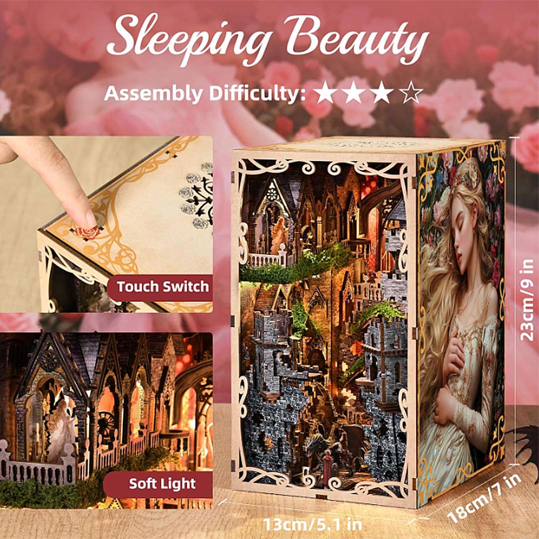 The Sleepy Beauty  - DIY Book Nook Kit