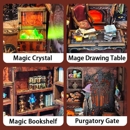 Dark Cabin - DIY Book Nook Kit