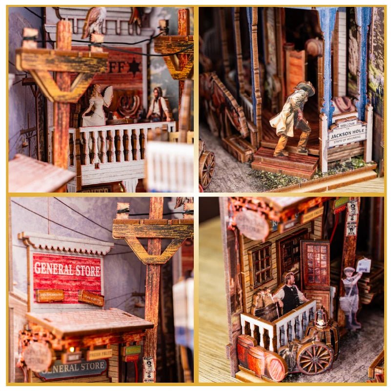Western Town - Book Nook Kit