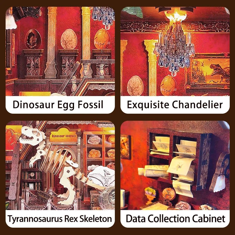 Jurassic Journey - DIY Dinosaur Museum Book Nook Kit