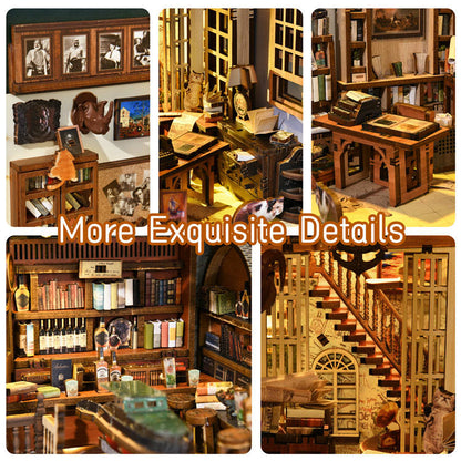 Hemingway's Home - DIY Wooden Book Nook Kit