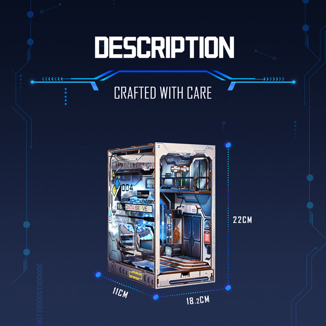Sci-Fi Alien Hub - DIY 3D Book Nook Kit