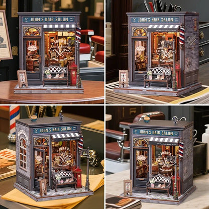 Cutebee John's Hair Salon - DIY  Book Nook Kit