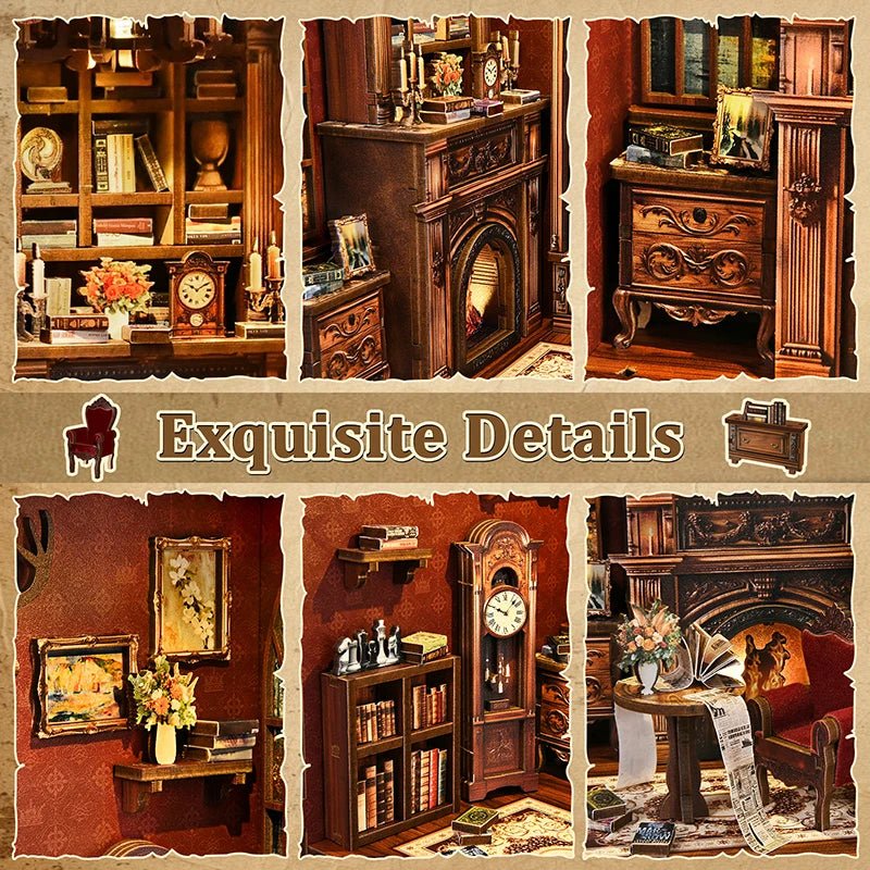 TWILIGHT LIBRARY  - DIY Book Nook Kit