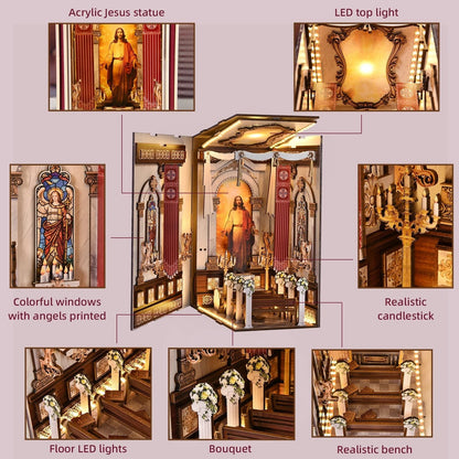 Cathedral Book Nook Kit