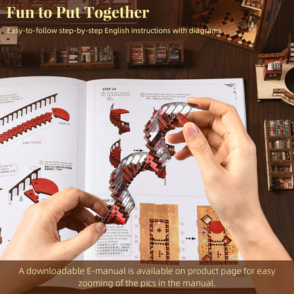 Abbey Library DIY Book Nook Kit