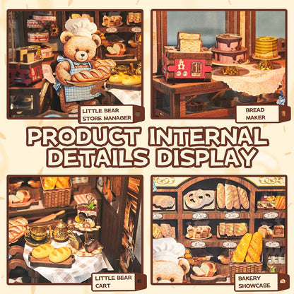 Bear Bakery DIY Book Nook Kit