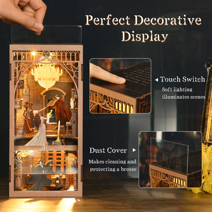 Phantom Opera Night - 3D Wooden Book Nook Kit