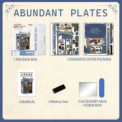Cutebee Soul Travel Agency - DIY Book Nook Kit