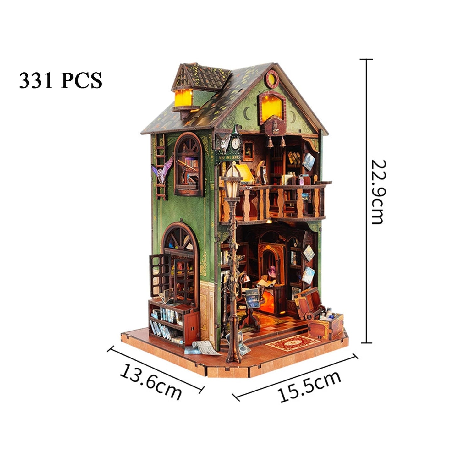 Owl Library - DIY Book Nook Kit