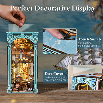 Hemingway's Home - DIY Wooden Book Nook Kit