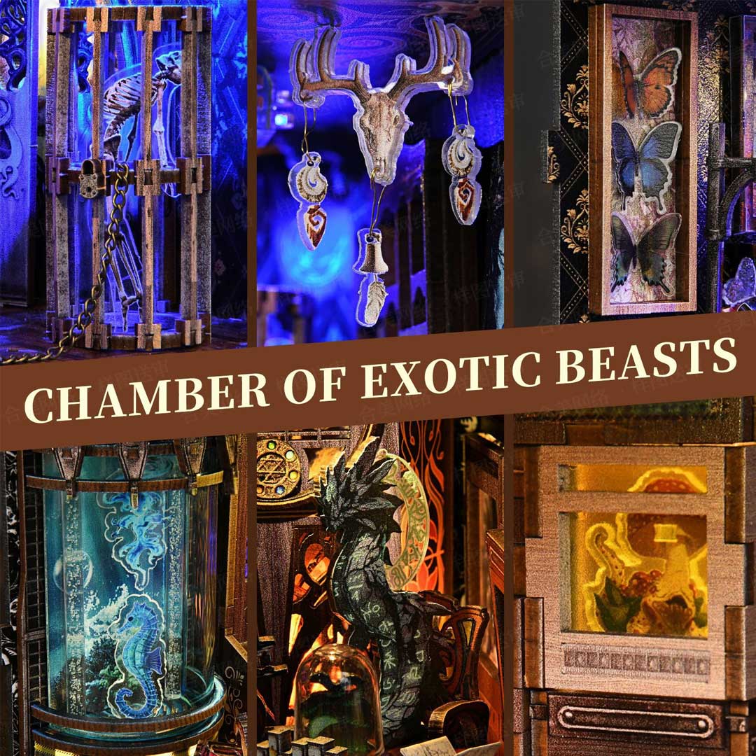 Chamber of Exotic Beasts - DIY Book Nook Kit