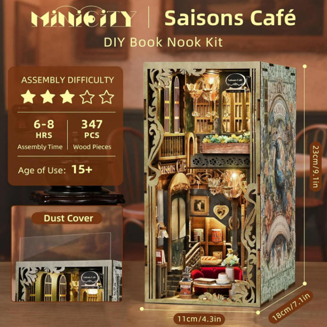 Saisons Café - DIY Book Nook Kit