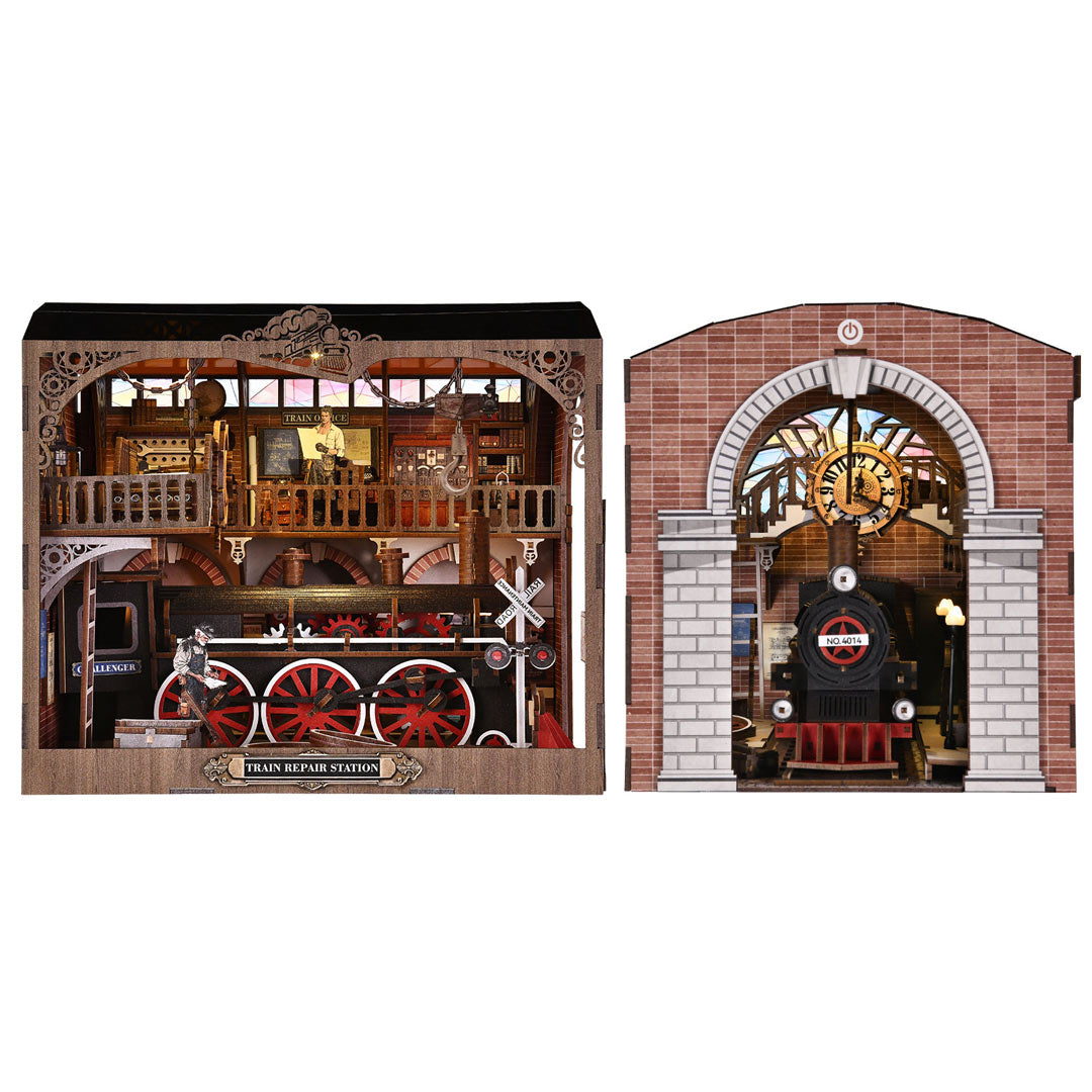 Train Repair Station - Book Nook Kit