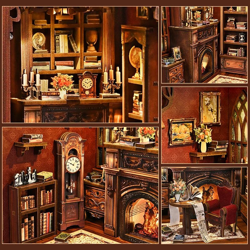 TWILIGHT LIBRARY  - DIY Book Nook Kit