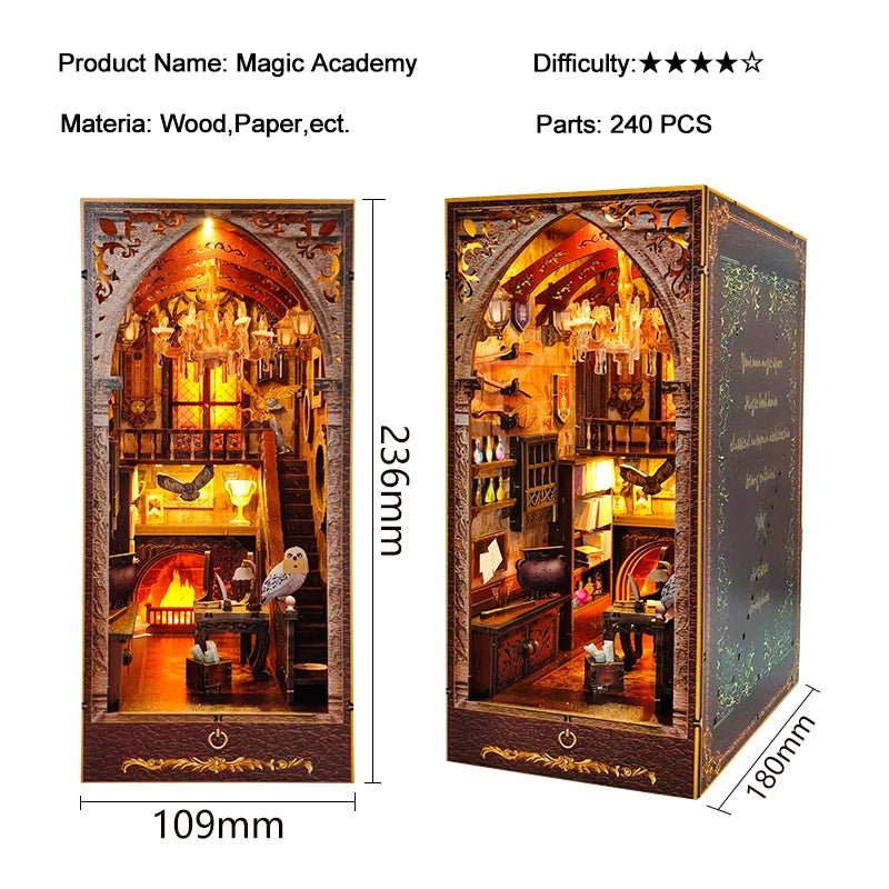 Magic Academy - DIY Magic Book Nook Kit
