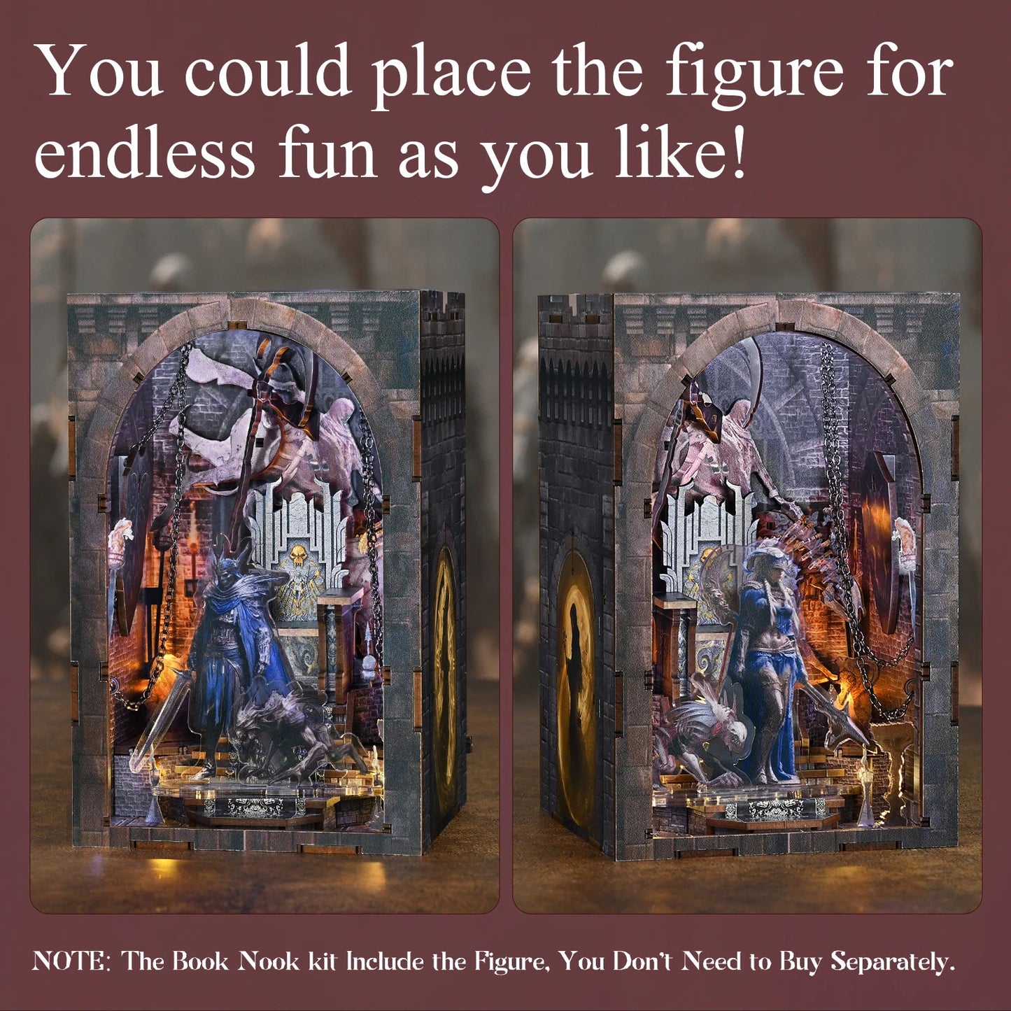 Throne of Bones Book Nook Kit