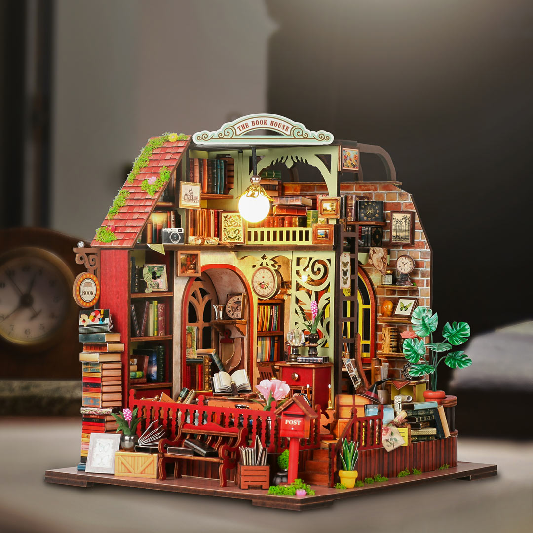 The Book House - DIY Miniature Wooden Kit