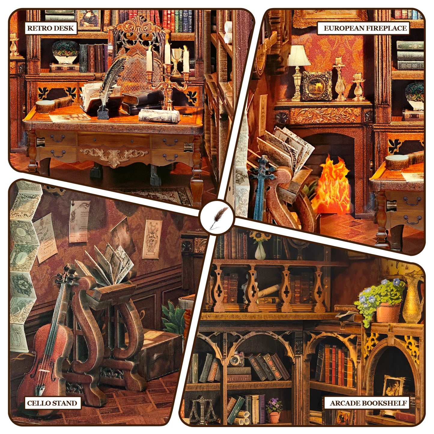Time Book House - DIY  Book Nook Kit
