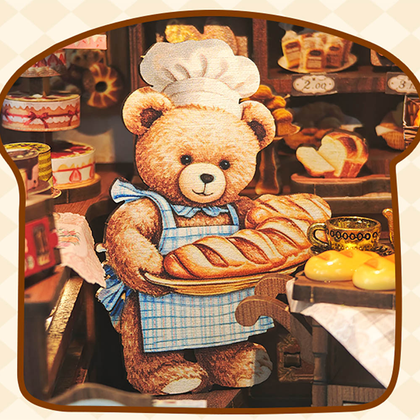 Bear Bakery DIY Book Nook Kit