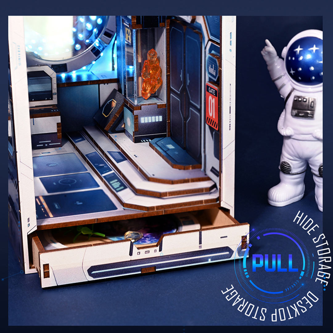 Sci-Fi Alien Hub - DIY 3D Book Nook Kit