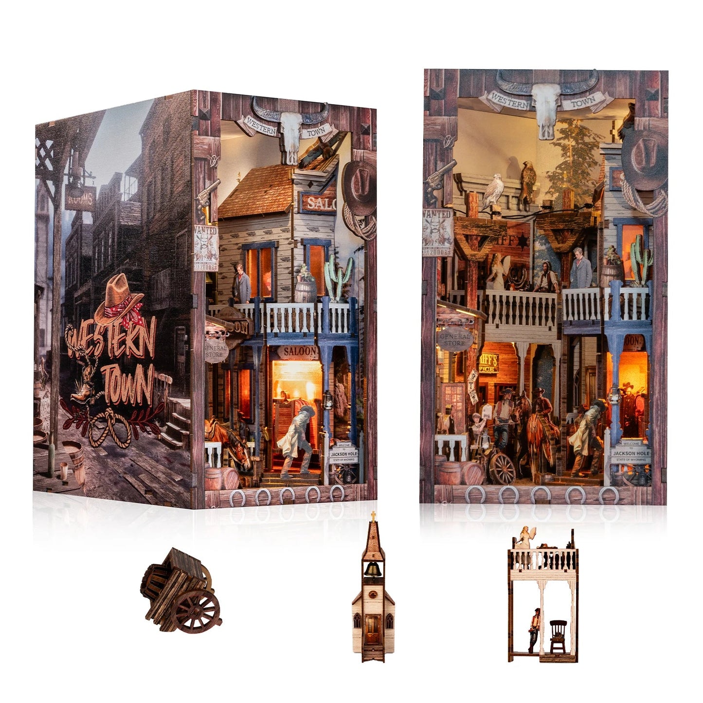 Western Town - Book Nook Kit