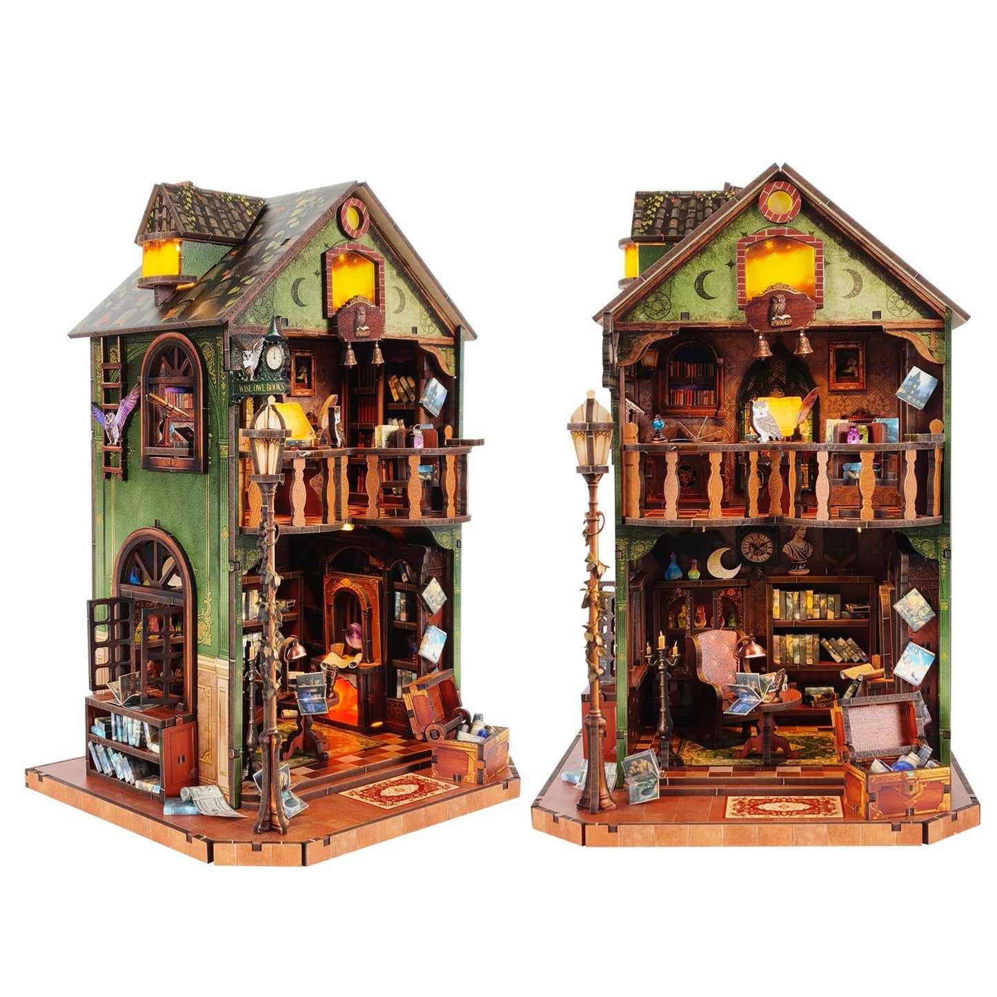 Owl Library - DIY Book Nook Kit