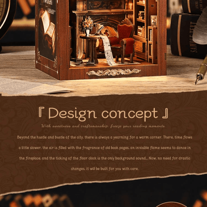 TWILIGHT LIBRARY  - DIY Book Nook Kit