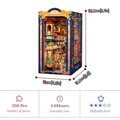 Cutebee Plaza de los Muertos -  Book Nook Kit
