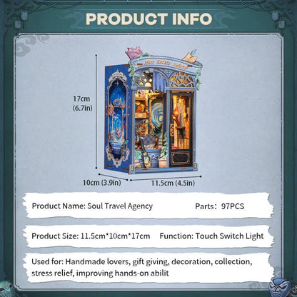 Cutebee Soul Travel Agency - DIY Book Nook Kit
