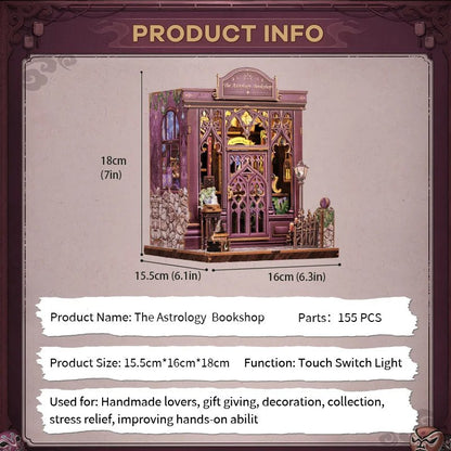 Cutebee Astrology Bookshop - DIY Book Nook Kit