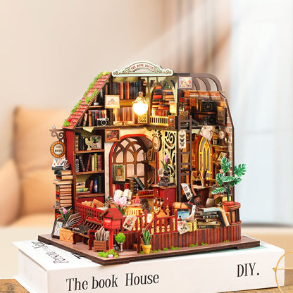The Book House - DIY Miniature Wooden Kit